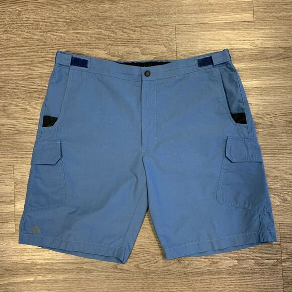 Tahoe River Outfitters Shorts Mens 38 Blue Moisture Wicking Cotton Nylon Blend - Picture 2 of 9